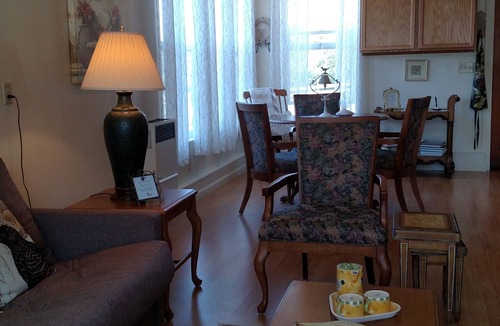 Ferndale Apartment | The Garden Suite has beautiful views of forests and pastures! It is dog friendly