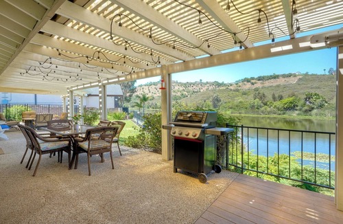 Lake San Marcos House | Tranquil 3-bedroom Lakefront Retreat with Private Dock in Lake San Marcos