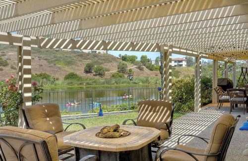 Lake San Marcos House | Tranquil 3-bedroom Lakefront Retreat with Private Dock in Lake San Marcos