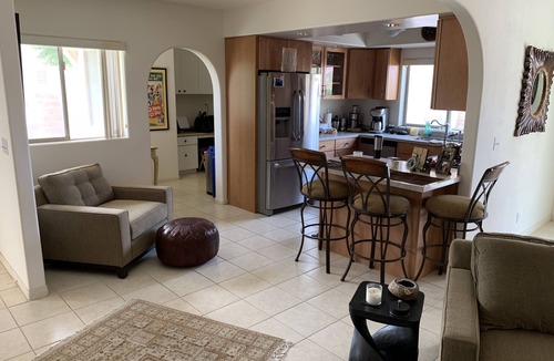 Desert Hot Springs House | Tranquil Desert Retreat . Short walk to hot springs & close to Joshua Tree!