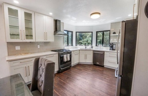 Crestline House | Treetop Haven - Indoor Jacuzzi & Hockey Table - Pet-friendly