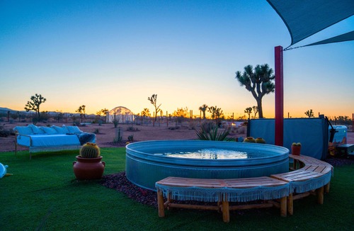 Yucca Valley House | Unique Joshua Tree Eclectic Hacienda, Private Fenced 9 acres + Dog Friendly