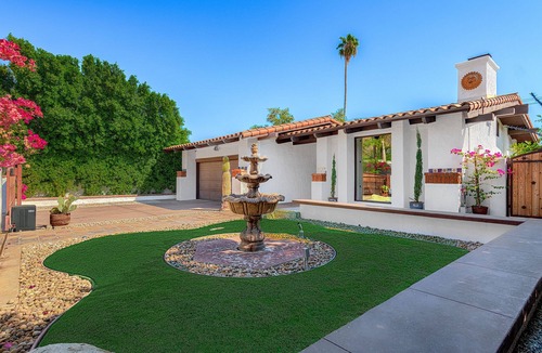 The Mesa House | Villa Mesa! Private Oasis! 3 bed/3 bath! Pool! Spa! Fireplace! Mtn View!