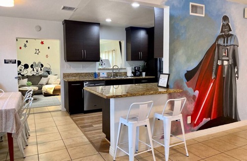 Hermosa Village House | Walk Across to Disney! Firepit~Game Room~2 MstrBRs