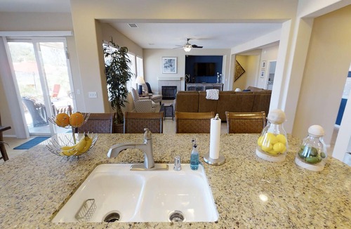 Indio House | Walk to Caochella, Beautiful home on the golf course, Private pool, Sleeps 10
