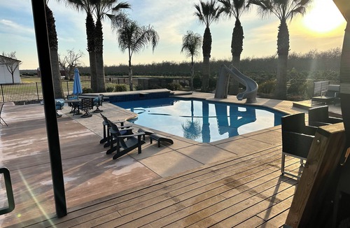 Visalia House | Your private pool with this “Modern Oasis" in the country. Gateway to it all.