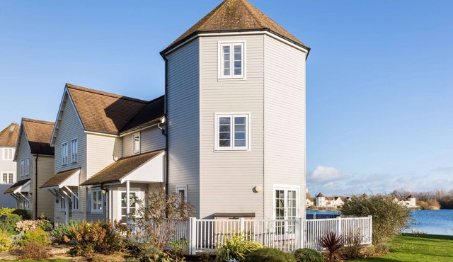 Barnsley Turret House, set on the edge of the Windrush Lake