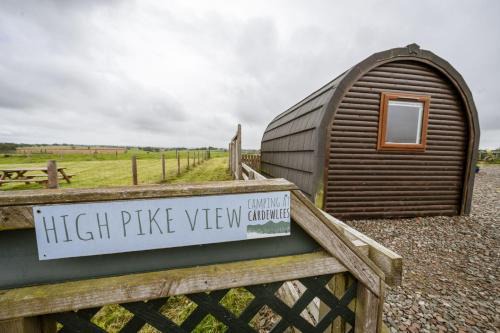 Glamping on a working farm five miles west of Carlisle