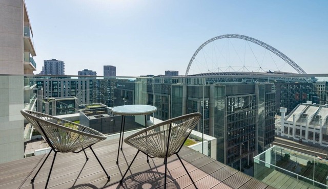 Roof Terrace & Gym Near Wembley Stadium