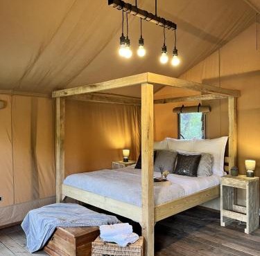 Teal Safari Tent