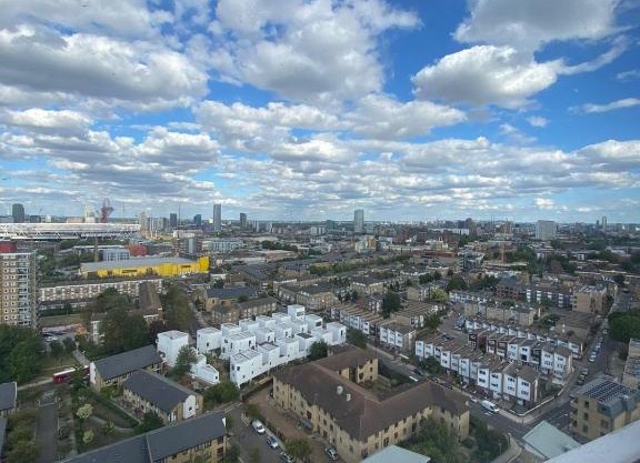 Double room in Bow, Amazing Olympic Park views!