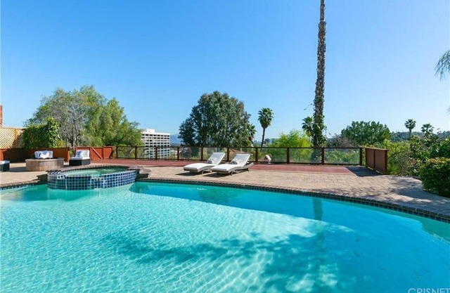Encino Hills home with views and saltwater pool