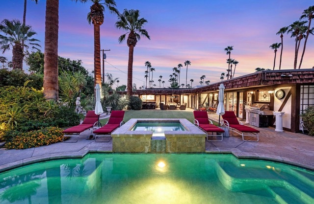 Unique Tudor-Style Home on Manicured Grounds Near Downtown Palm Springs