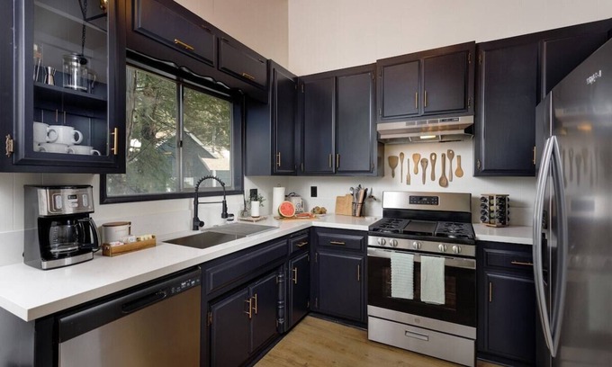 Twin Peaks Cabin | 825 Lake View Lane · Pet Friendly Treetop Cabin w/Deck & Forest Views