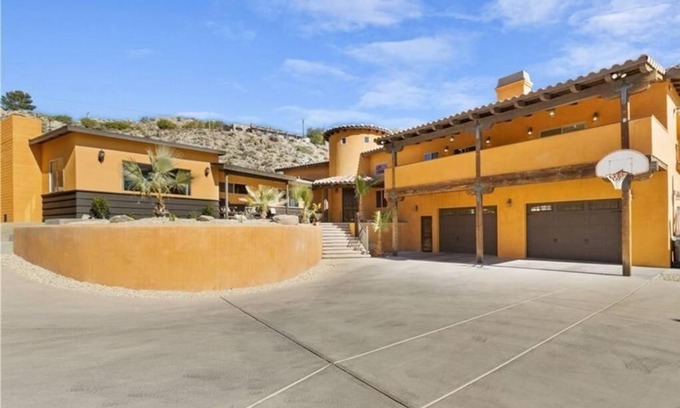 Yucca Valley House | Airway Oasis with Game Room & 12-person HOT TUB