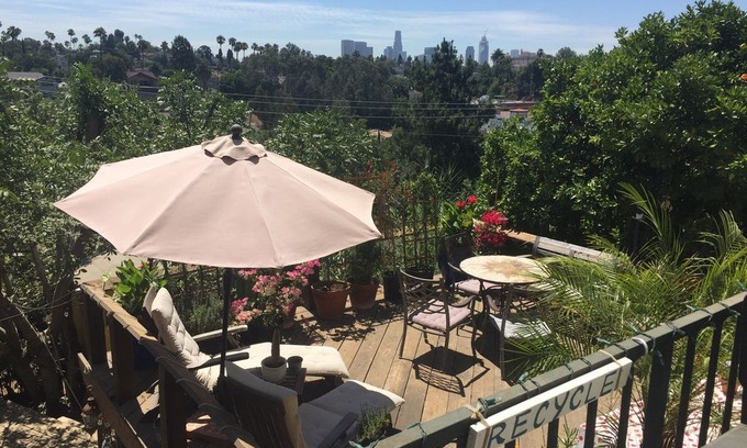 Sunset Junction House | Amazing Hilltop Views and huge garden in this Silverlake 4 bedroom/2 Bath home
