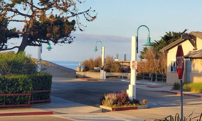 Carpinteria Condo | Beautiful Condo Steps to the Beach! Ocean View! First Floor Unit 1