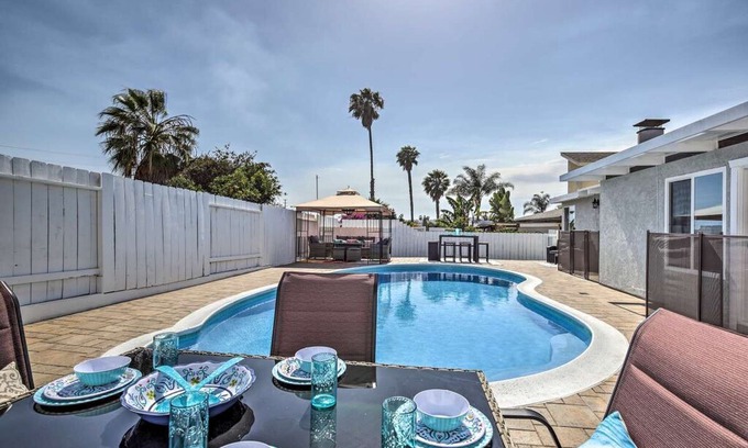 North Clairemont House | Chic Central San Diego House with Private Pool