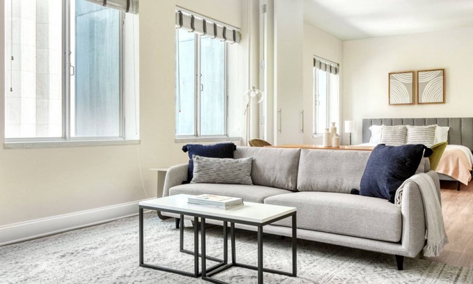 Financial District Apartment | Deluxe Downtown 1BR w/ Gym, Pool & Spa, near 7th St Metro, by Blueground
