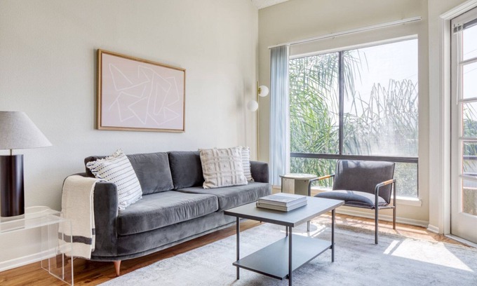 NoHo Arts District Apartment | Dreamy North Hollywood 1BR w/Gym, Pool, walk to shops, by Blueground