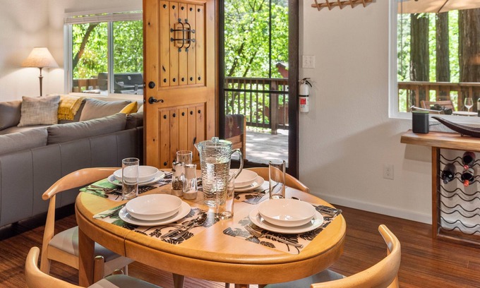 Hacienda Cabin | Faeya Grove - Charming Family Getaway! Remodeled, short drive to Russian River.