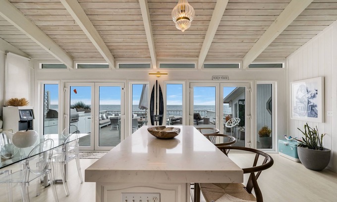 Eastern Malibu House | Family-friendly Home on Private Beach with Large Deck and Detached Guest Studio