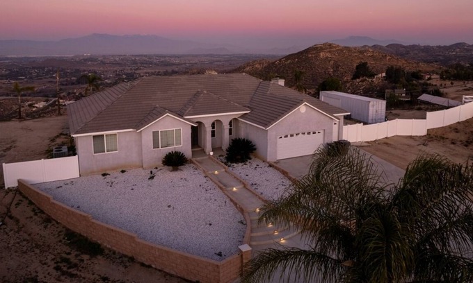 Perris House | Hilltop Villa in Lake Mathews with Million Dollar Views