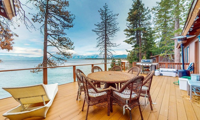 South Lake Tahoe House | Lakefront gem with private beach - perfect for ski lease/summer break