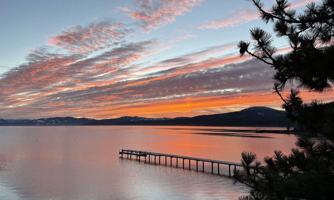 Tahoe Vista House | Lakefront Tahoe Townhome w/Pool & Sandy Beach right outside your door!