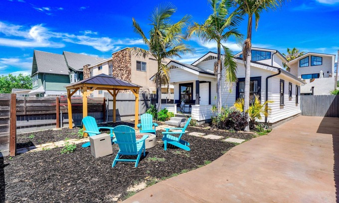 Normal Heights Apartment | Mid-City 2BR Retreat: Firepit Nights +Free Parking