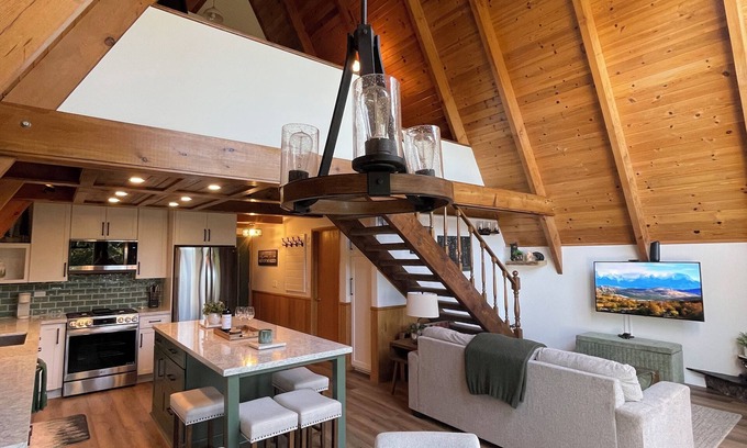 Cedar Glen Cabin | Mountain modern A-Frame near Lake Arrowhead. Just remodeled! 2 units for 1 price