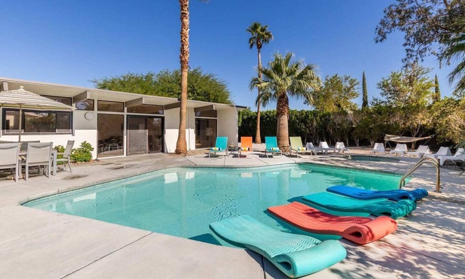 Palm Springs House | Namastay Here Mid Century Home with Pool/Spa