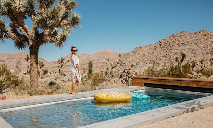 Joshua Tree Highlands House | Owl & Hare 4 Bedroom w. Pool Spa @ Park Entrance