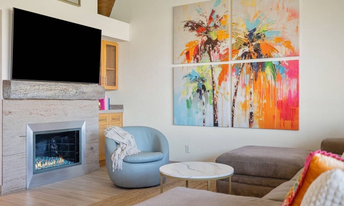 Palm Desert Condo | Palm Valley CC Charm | Outdoor Dining on the Patio, Desert Fun, Fitness, Spa, Tennis & Pickle Ball