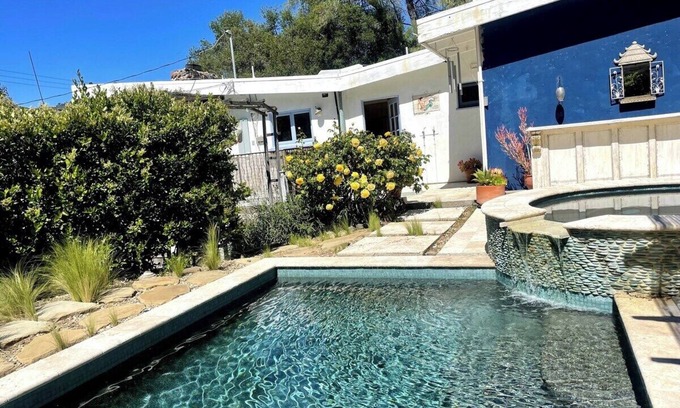 Topanga House | Private 3-bedroom house with Pool, Jacuzzi, Garden areas