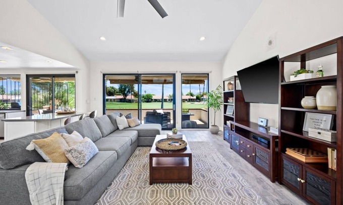 Rancho Mirage Condo | Remodeled Condo at Rancho Las Palmas! Fairway & Mountain Views!