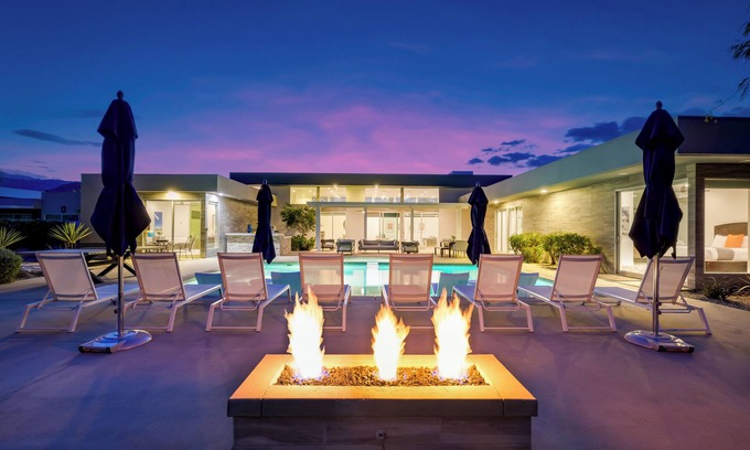 La Quinta House | Sleeps 40 | 3 Villas, Putting Green, Bocce, Pool | Polo Villas Tres by AvantStay