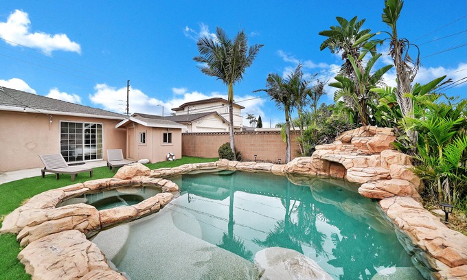 Midway City House | Spacious Disney Beach Paradise w/Heated Pool and Spa