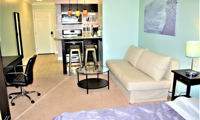 Mira Mesa Apartment | Studio #1, private entrance/kitchen/bathroom