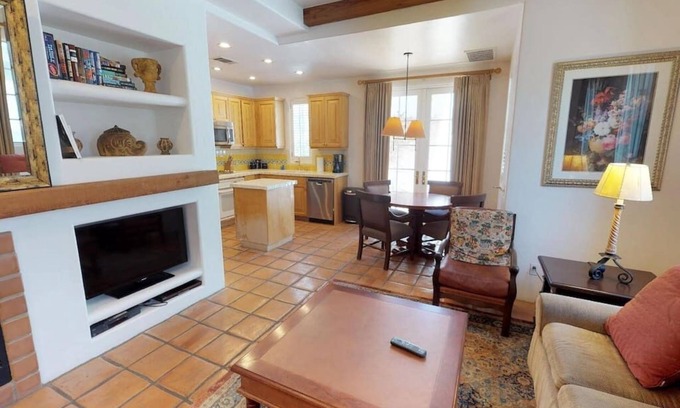 La Quinta Villa | SV103 A Downstairs One Bedroom Spa Villa with a King Bed Close to Spa La Quinta!