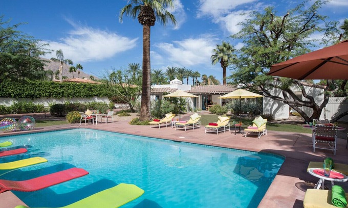 Old Las Palmas House | The Spanish Estate In Old Las Palmas Neighborhood! Private! Spectacular Mountain Views!