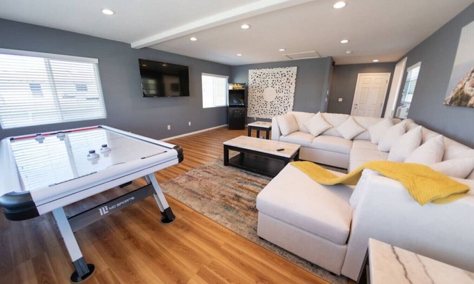 Southeast Torrance House | TORRANCE TREASURE: AIRY 3BR HOUSE w/GARAGE, EV-CHARGER, ARCADE GAMES & PATIO p1
