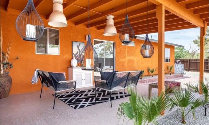 Indian Cove House | Tranquil Boho Chic Modern Retreat Hot Tub Pool