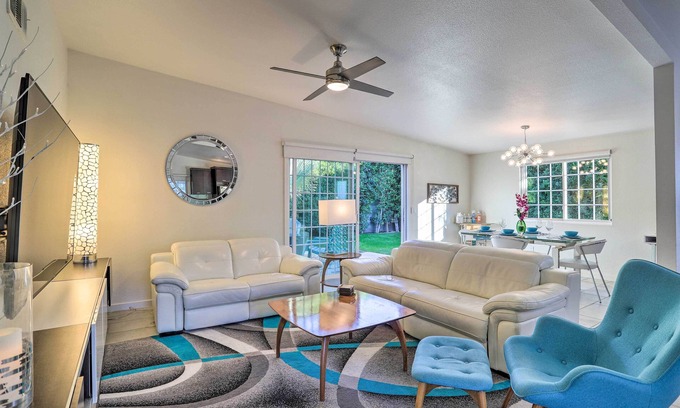 Palm Springs House | Ultra Secluded Home: Private Pool & Security Gate