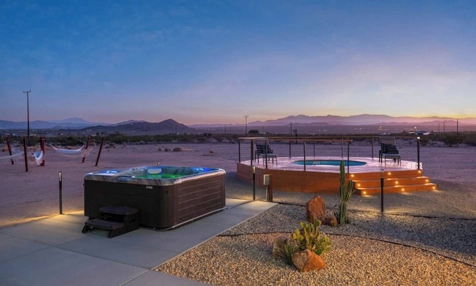 Joshua Tree House | Winters Haven | Hot Tub, Sauna, Pool,Desert Views