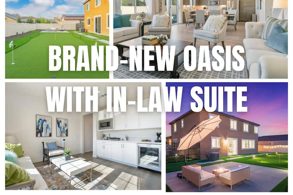 Moreno Valley House | 5b4b Brand-New Oasis with In-Law Suite near UCR / 30+ days