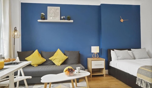 Studio Apartment Blue